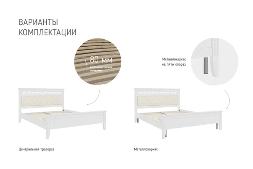 Грация кровать с пуговицами